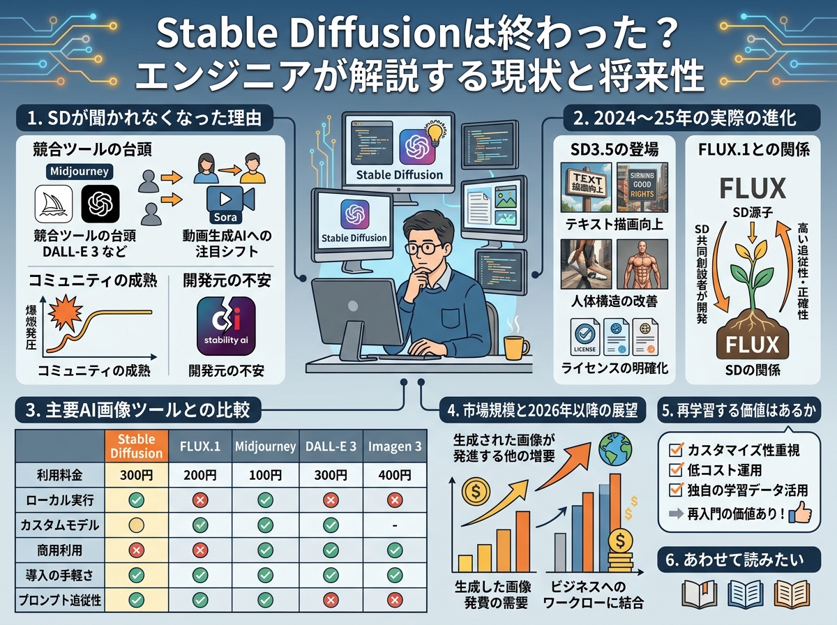 [比較図] Imagen 3の出力例（フォトリアル）とSD+LoRAの出力例（カスタムスタイル）を左右に配置し、それぞれの強みをラベル付け